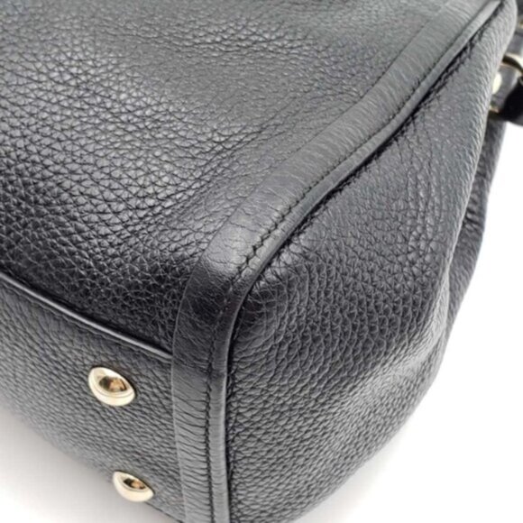 GUCCI Soho Black Leather Shoulder Bag lux583-100225 - Picture 10 of 16